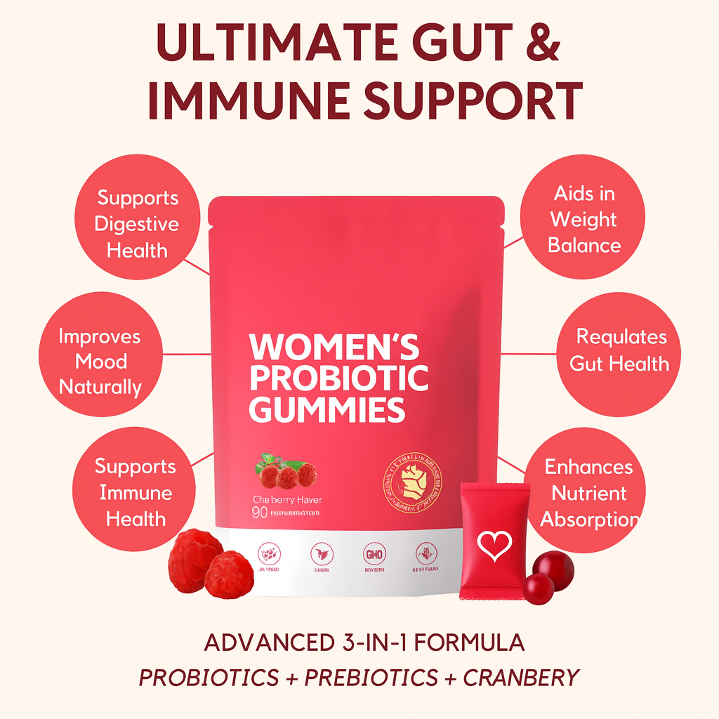 Bloomera™ Cranberry Probiotic Gummies